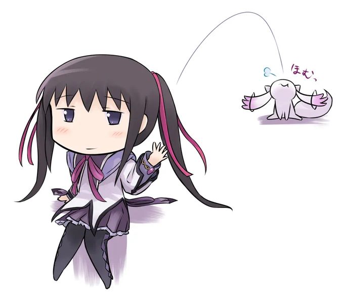 昔描いたリボンほむら #まどマギ