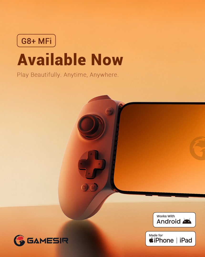 The GameSir G8+MFi Controller is now available on both Amazon