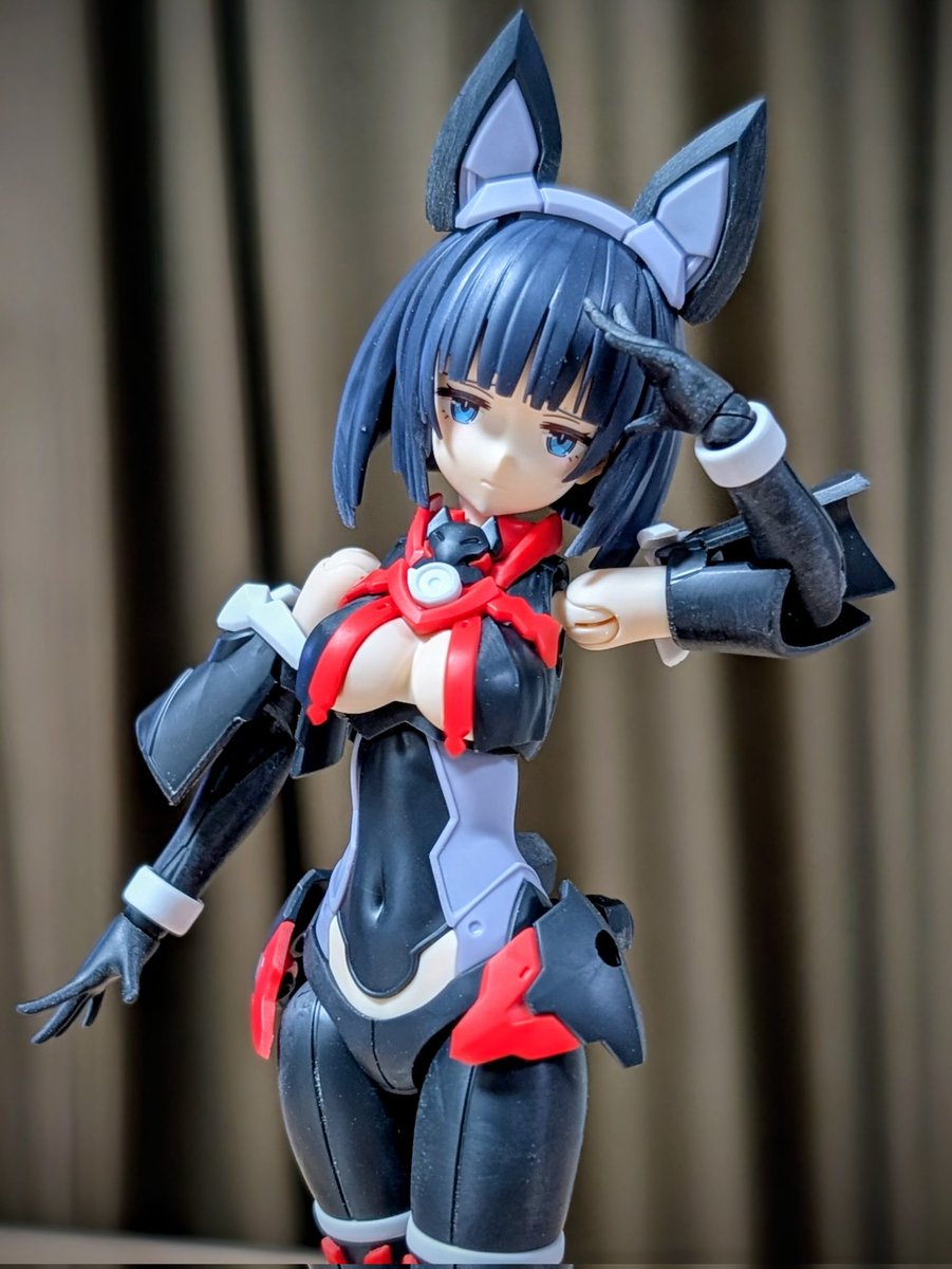 ヤスリがけしつつ30MSミコルル完成🥳 めちゃくちゃ可愛い…！！ いつか