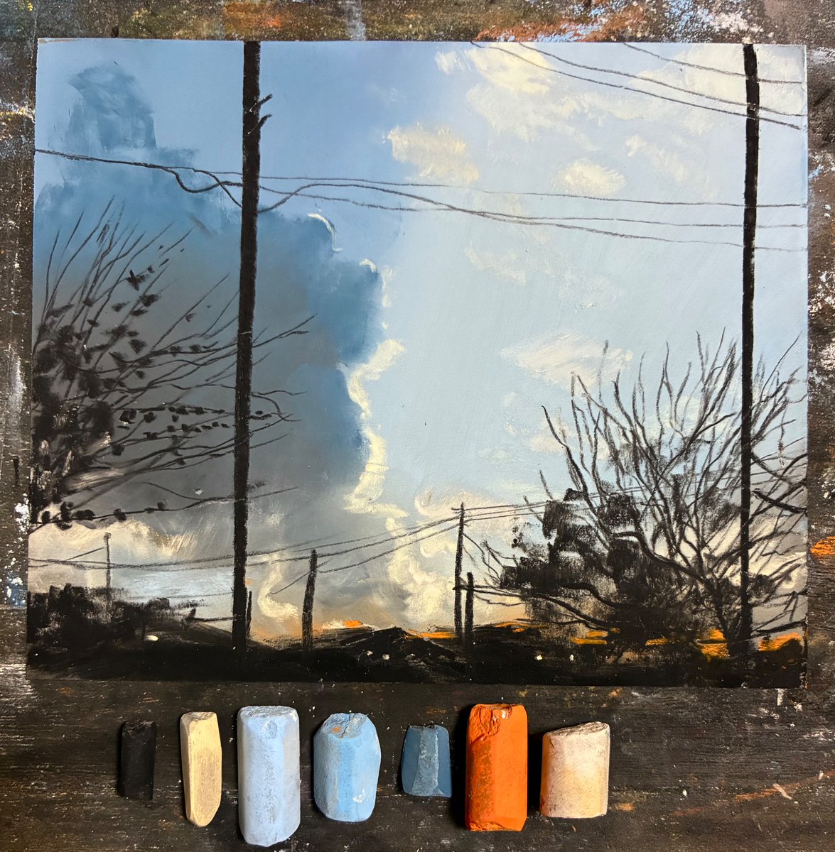 miya_pastel1's tweet image. 寒空と陽光