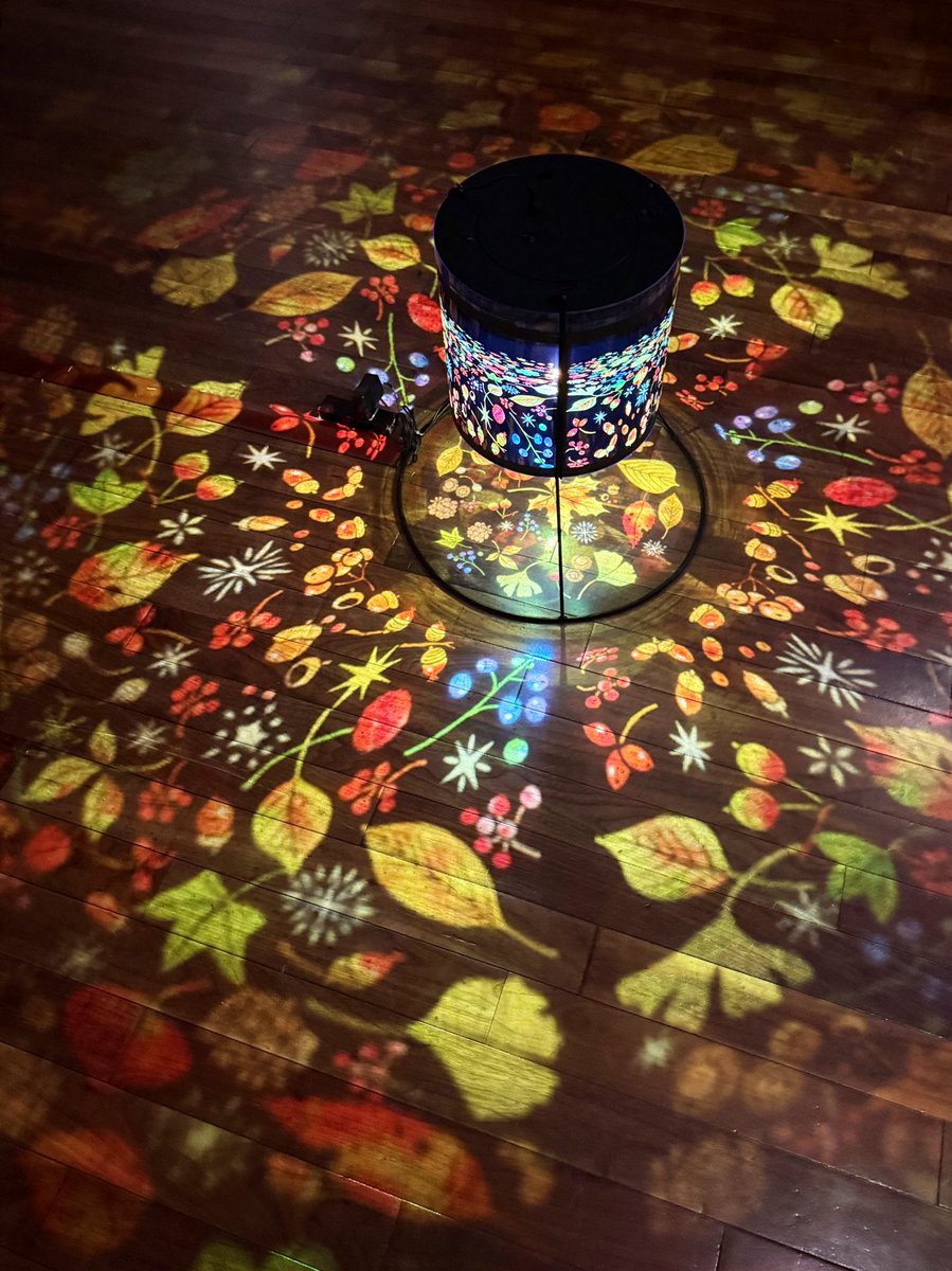 riesria's tweet image. 地元の美術館で開催されてた旅する光の切り絵展に行ってきました。
今日が最終日。
体験型の空間アート。
見応えありだった。