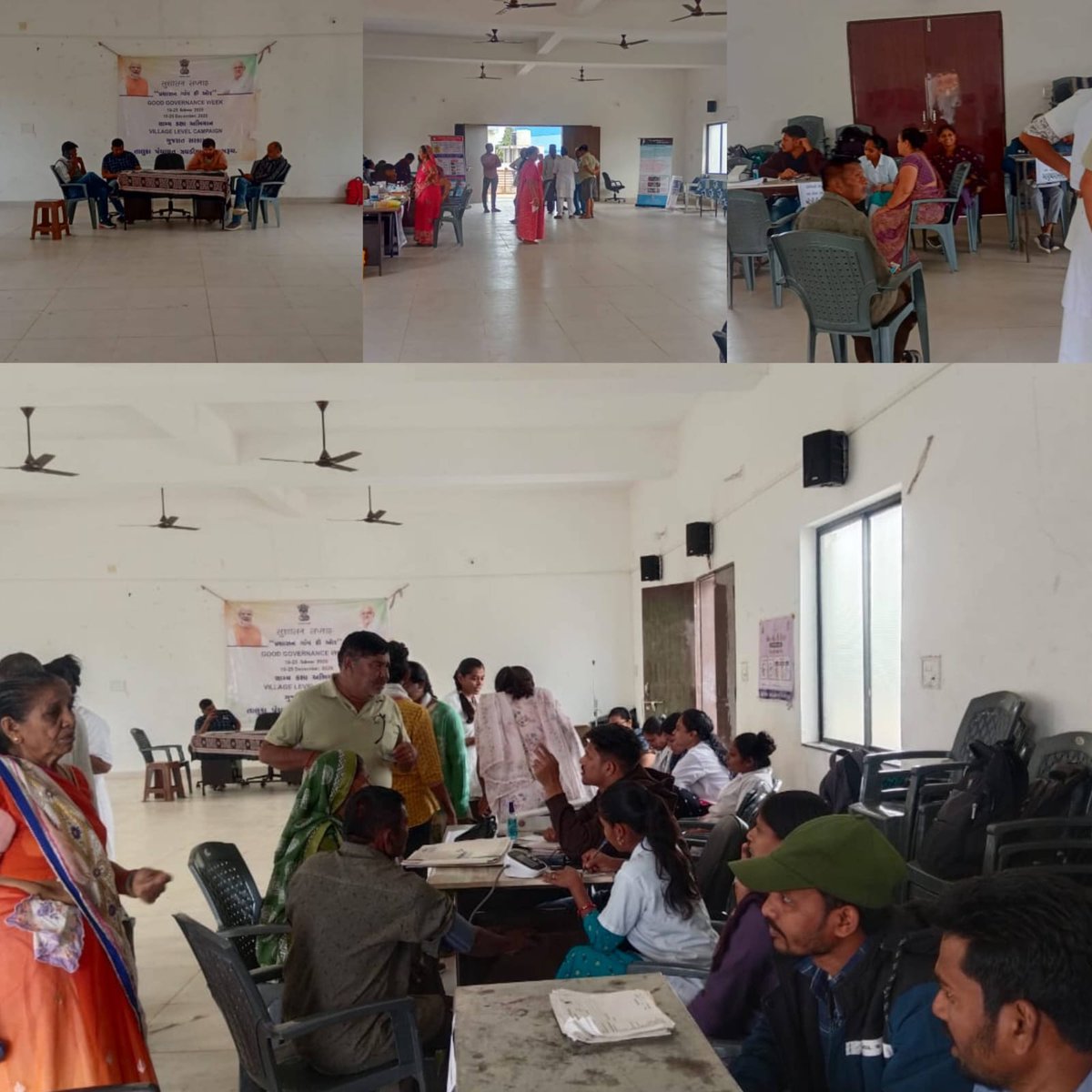 TDOJhagadiaBhr's tweet photo. આજરોજ તા.  21.12.2025 -- ઝગડીયા તાલુકાનાં તલોદરા ગ્રામ પંચાયત ખાતે ક્લસ્ટર બનાવી  સુશાસન સપ્તાહ દરમ્યાન “ પ્રશાસન ગાવ કી ઓર “ Good Governance Week હેઠળ  કેમ્પનું આયોજન કરવામાં આવ્યું
@CollectorBharch 
@DDOBHARUCH1 
@SDMJhagadia 
#connectBHC https://t.co/V8v5Fvj10N