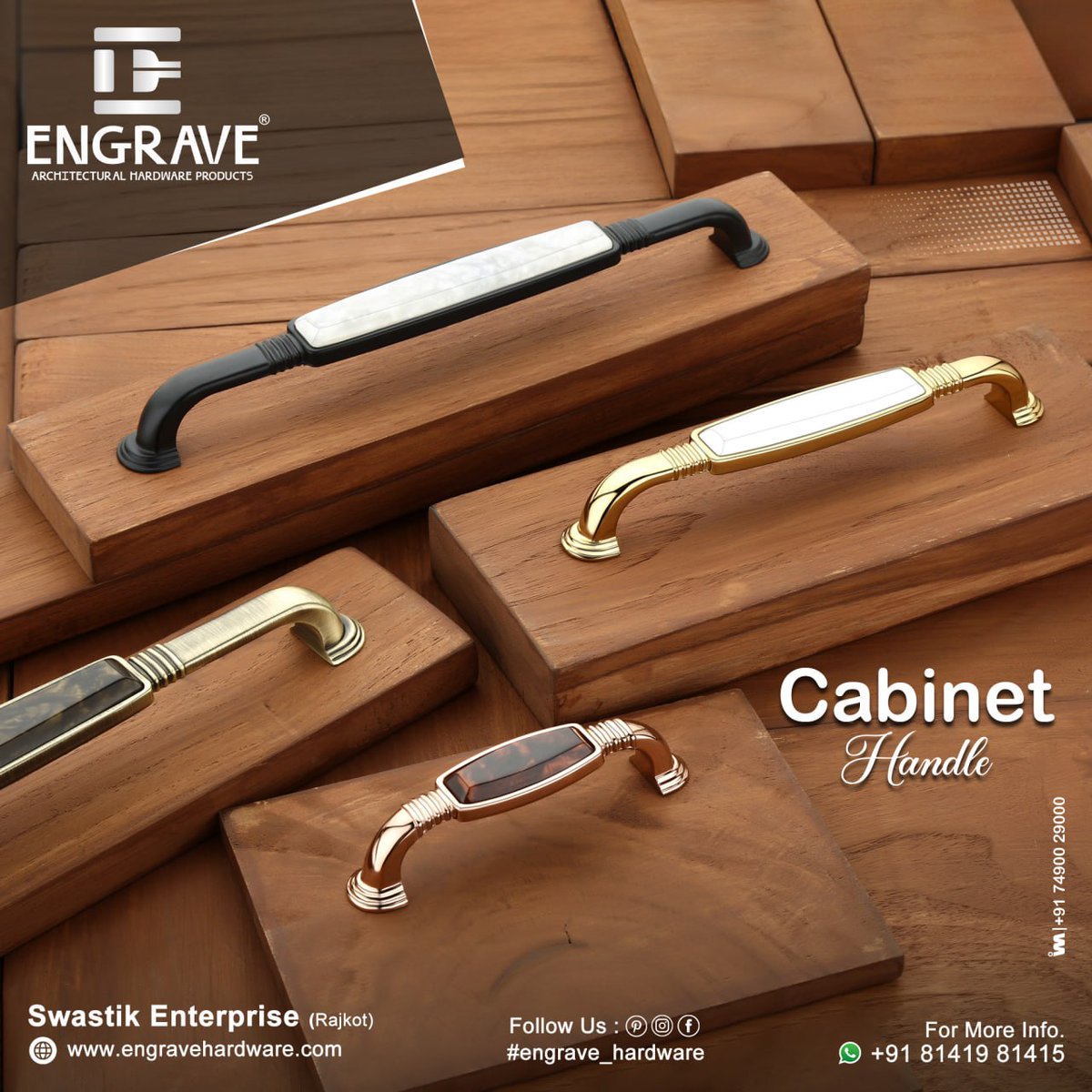 ibais_hardware's tweet image. SWASTIK ENTERPRISE (RAJKOT)

For enquiry via WhatsApp click:
ibais.biz/8141981415

Customer Care No. - 81419 81415
Mr. Maheshbhai Akbari - 98245 35435
#doormortise #mortiselock #handlehardware #bathfitting #bathdecor #bathhardware #gprofile #hardwarefitting
.
@ibais_hardware