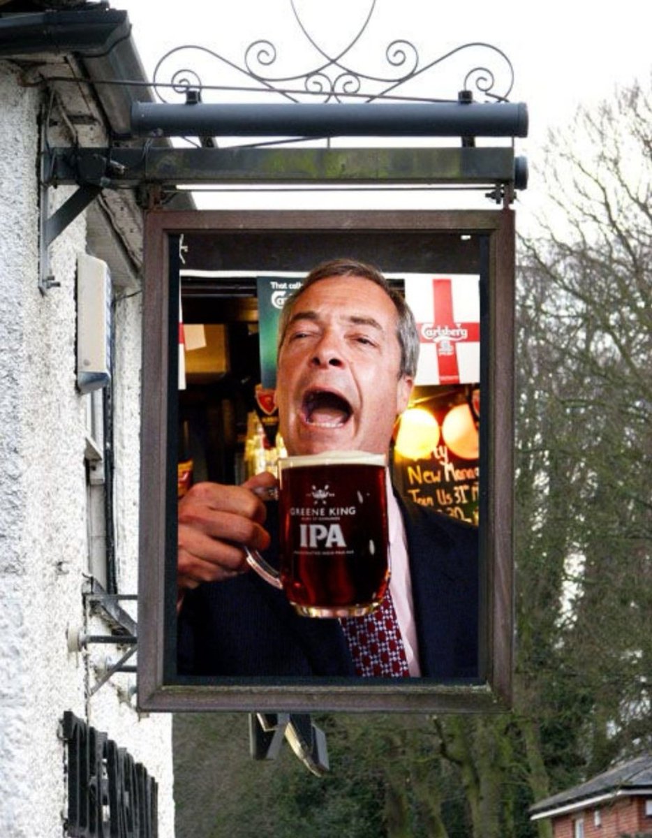 Parody_PM's tweet image. Name this pub that only welcomes patriots.