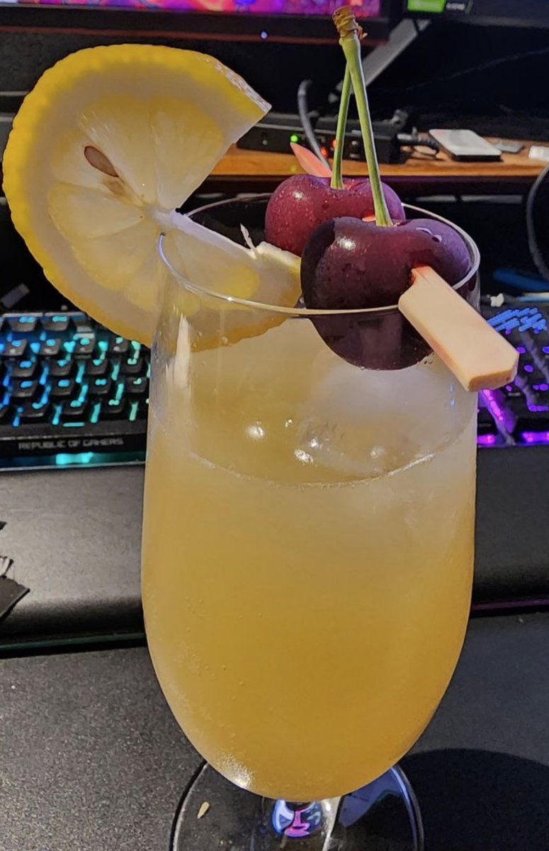 Finally got some decent cherries for a Pacman cocktail.