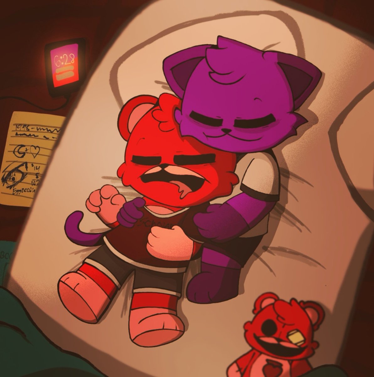 Eggn0dle's tweet image. They still wont get up btw
#SmilingCritters #catnap #Bobbybearhug