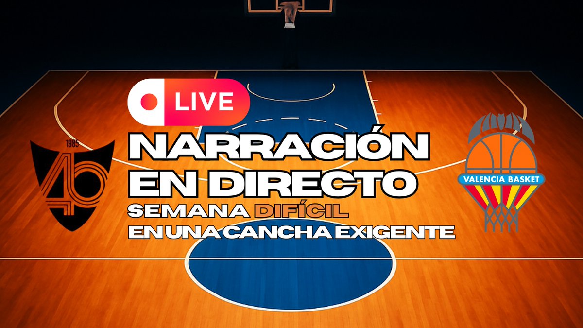 ☀️ HOY HAY PARTIDAZO
Esta tarde narramos EN DIRECTO el UCAM Murcia – <a href="/valenciabasket/">Valencia Basket Club</a> .
🎙️ Natxo Andreu &amp; Luisma Lázaro
⏰ Desde las 16:45
🏀 Liga Endesa

Si no puedes verlo, escúchalo con nosotros.
Análisis, reacción y opinión en tiempo real 👇
👉 youtube.com/live/NAgODtSfs…
Nos