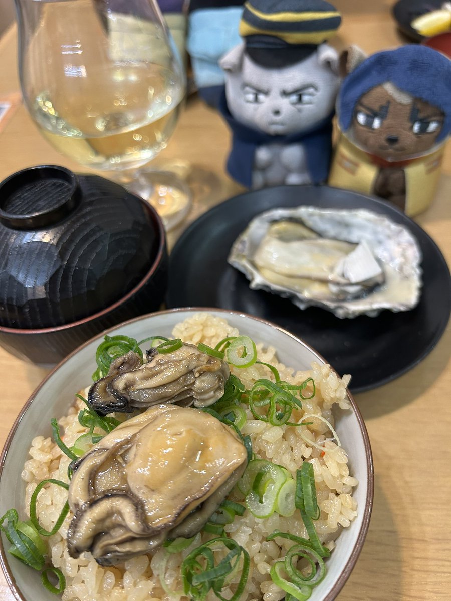 カキ飯食べた カキフライも食べた 人生で1番美味かった✨✨