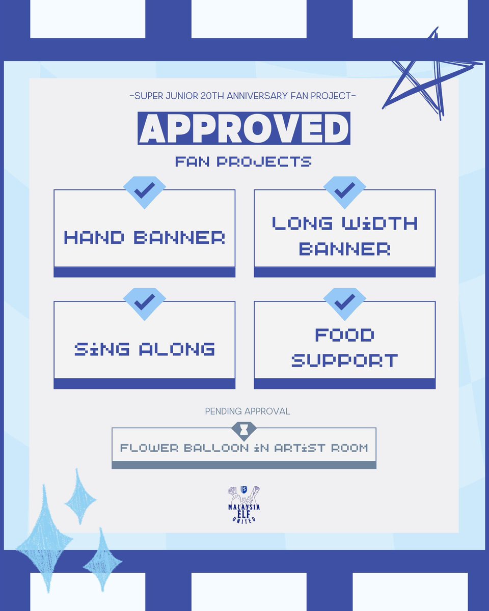 myelfunited's tweet photo. We are beyond excited to announce that our fan projects for SUPER SHOW 10 in Kuala Lumpur has been OFFICIALLY APPROVED!!! 💙✨

This wouldn’t have been possible without the incredible support, patience, and love from everyone who has been cheering us on every step of the way. https://t.co/5OTZhNlRv7