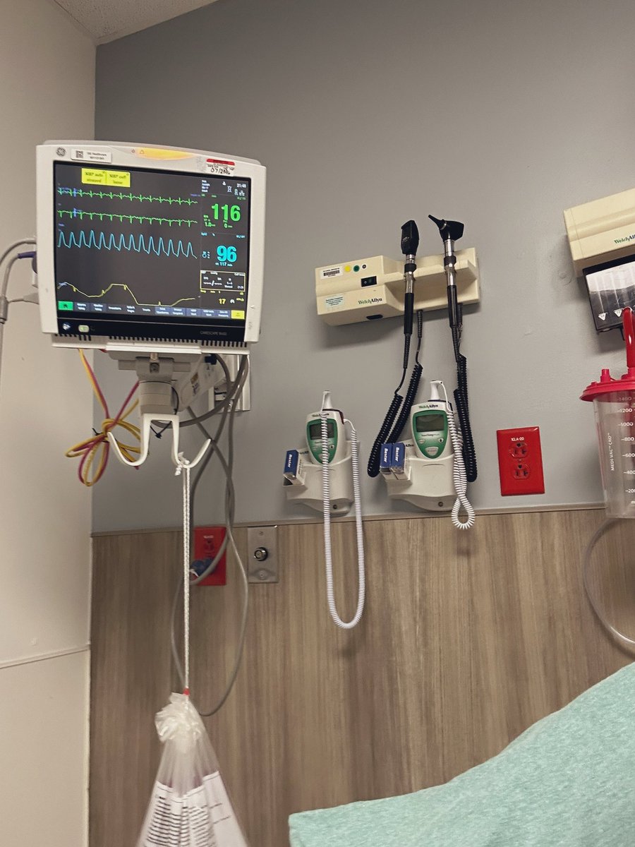 Shoutout the ER, this was a few days ago  been recovering and resting