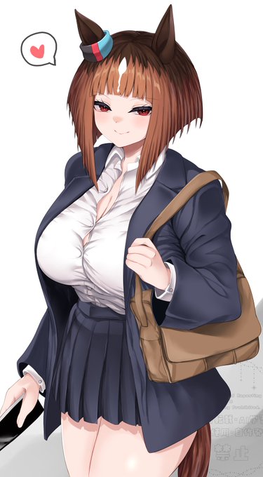 幼なじみトランと一緒に通学したい人生であった……(メガネオフ)
 #ウマ娘 