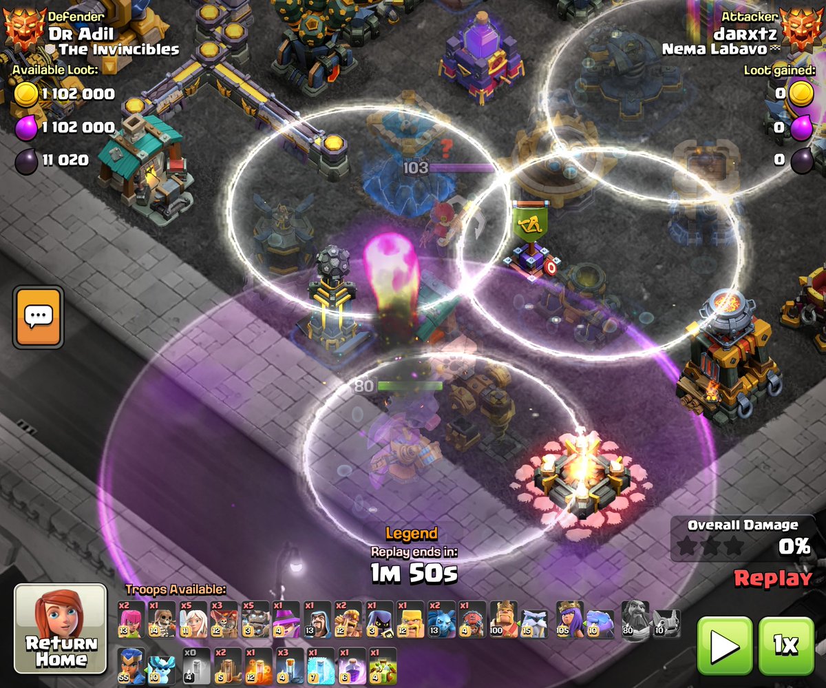 Fix ur game <a href="/ClashofClans/">Clash of Clans</a>
2nd time in a row this happened 
Warden was placed inside invisibility spell and tesla still appeared and f-up my fireball. Like wtf