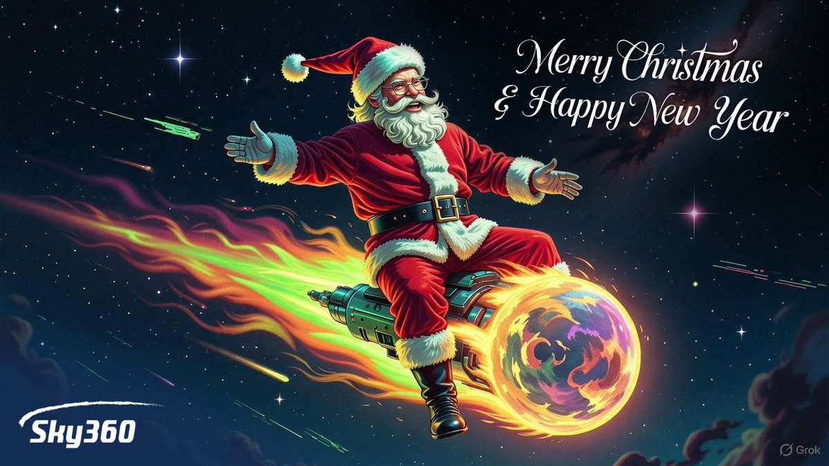 Sky360 wishes all developers and supporters a very Merry Christmas 🎄🎁☄️