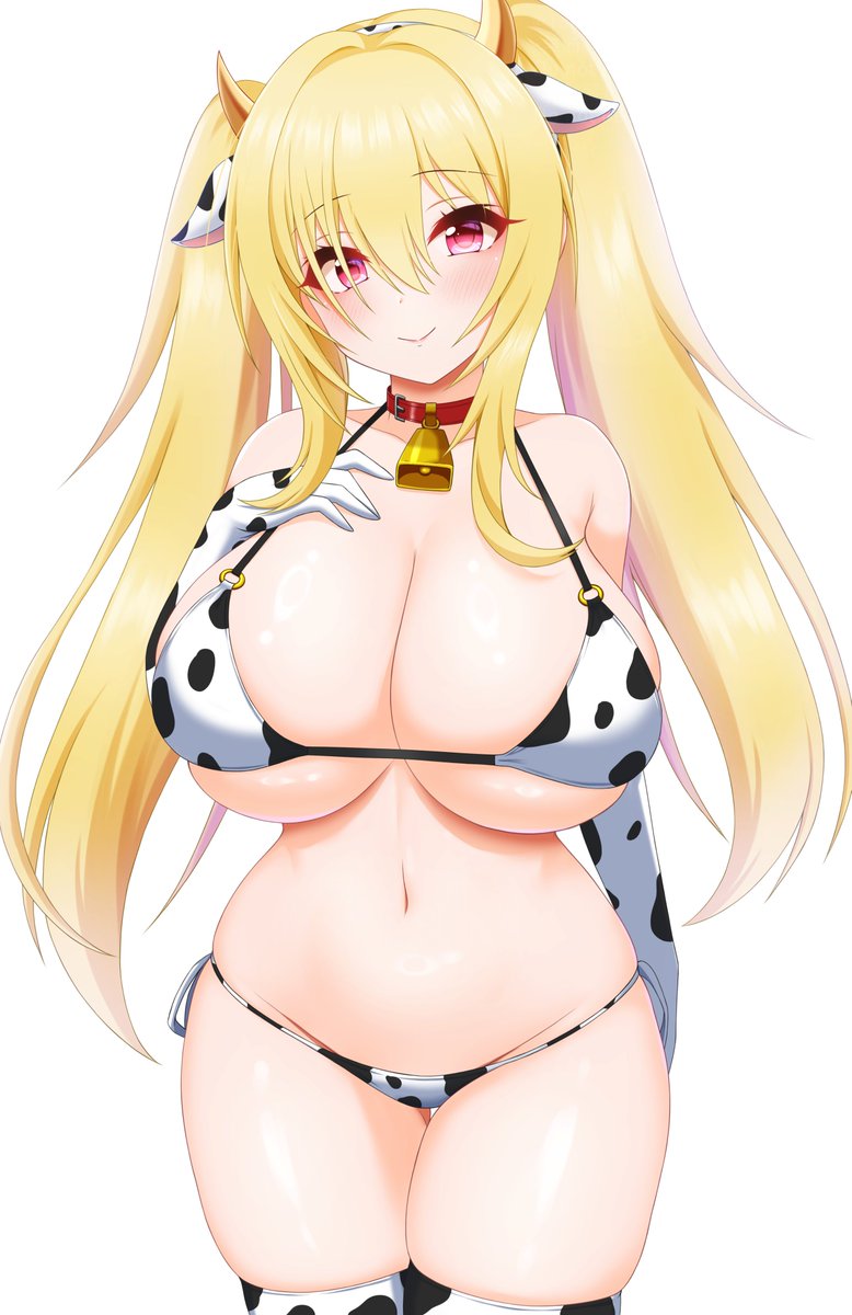 🐄牛柄ツインテチトチャ 