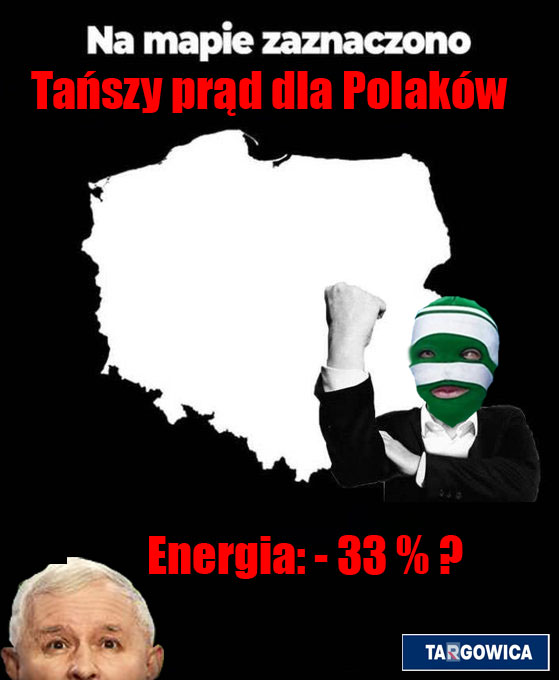 <a href="/OficjalnyJK/">Jarosław Kaczyński</a> Polacy - bedzie tansza o 33%  energia ‼️‼️‼️📢
👇
...czyli dowcipy cpuna z Nowogrodzkiej.
#biedaPiS
#calypiskradnie