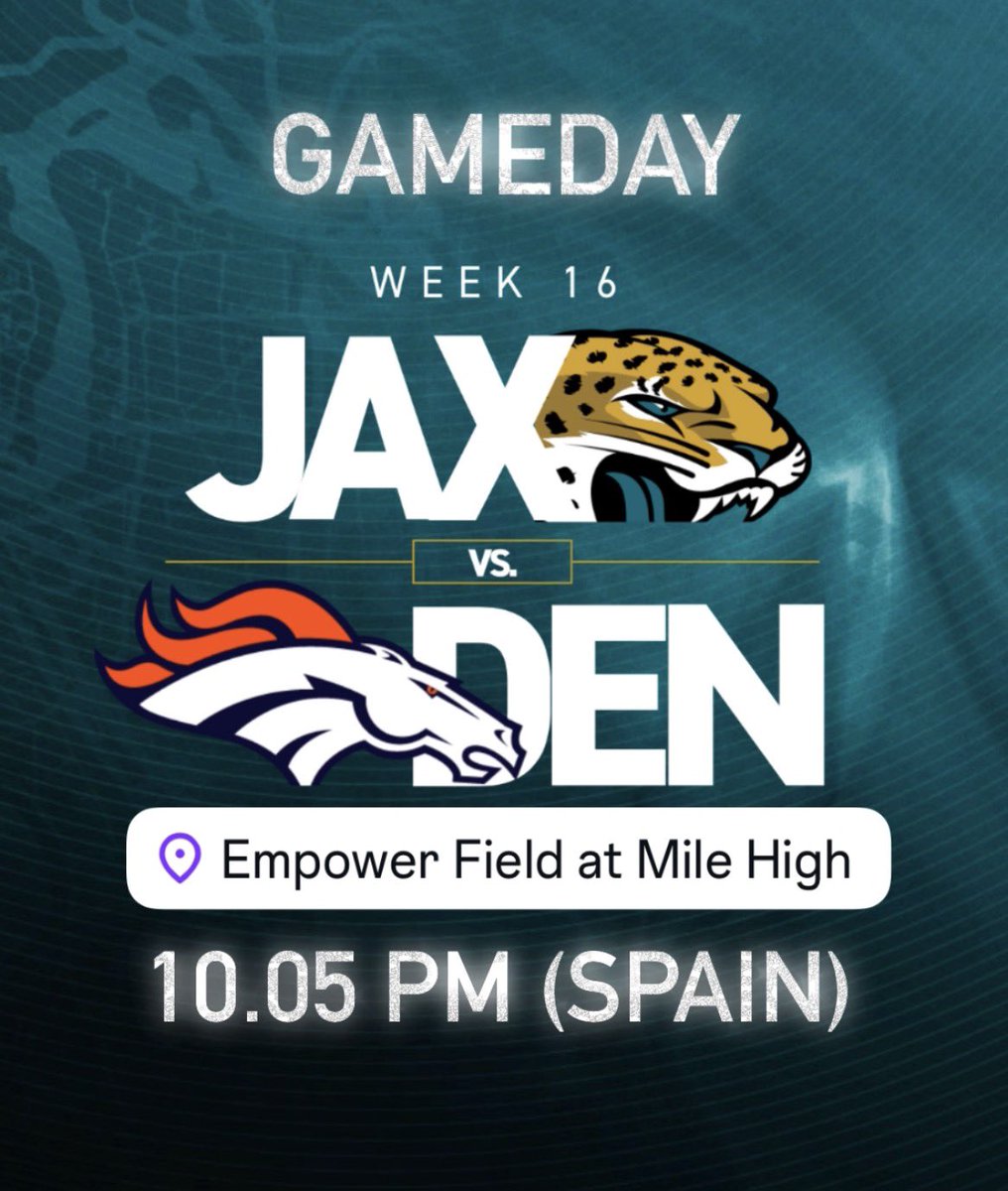 jaxspainfans's tweet photo. W16!!! Go @Jaguars #Duuval https://t.co/WG5mOzoRIR