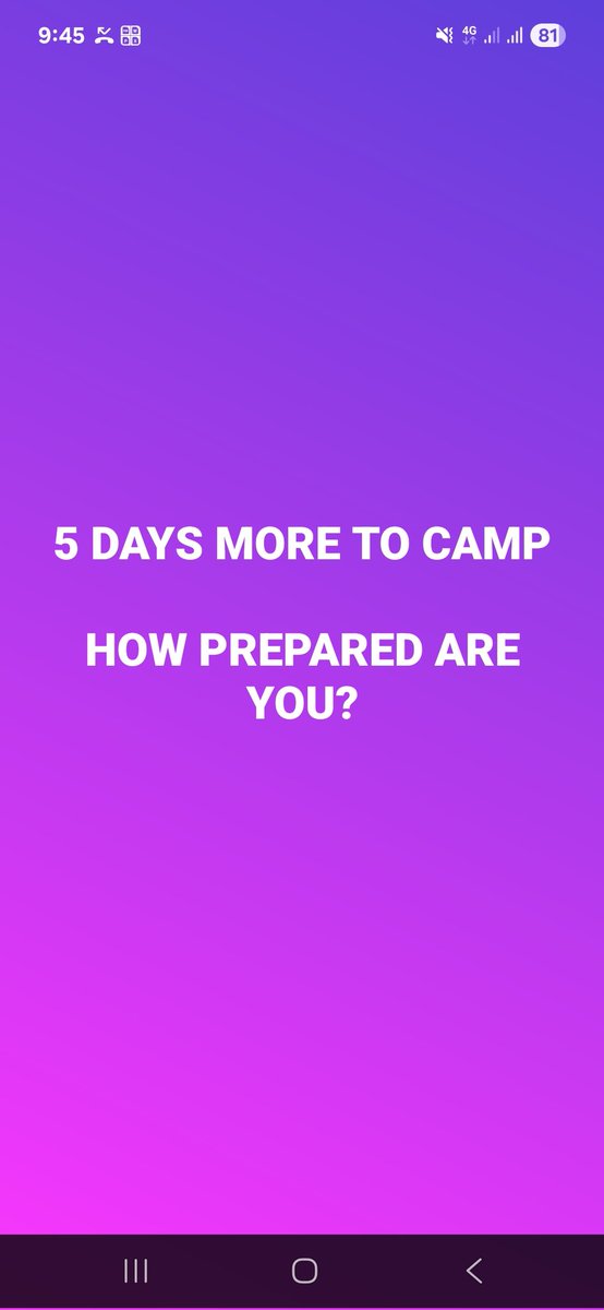 epsunational's tweet photo. How prepared are you for camp? https://t.co/TL6JGarMKm