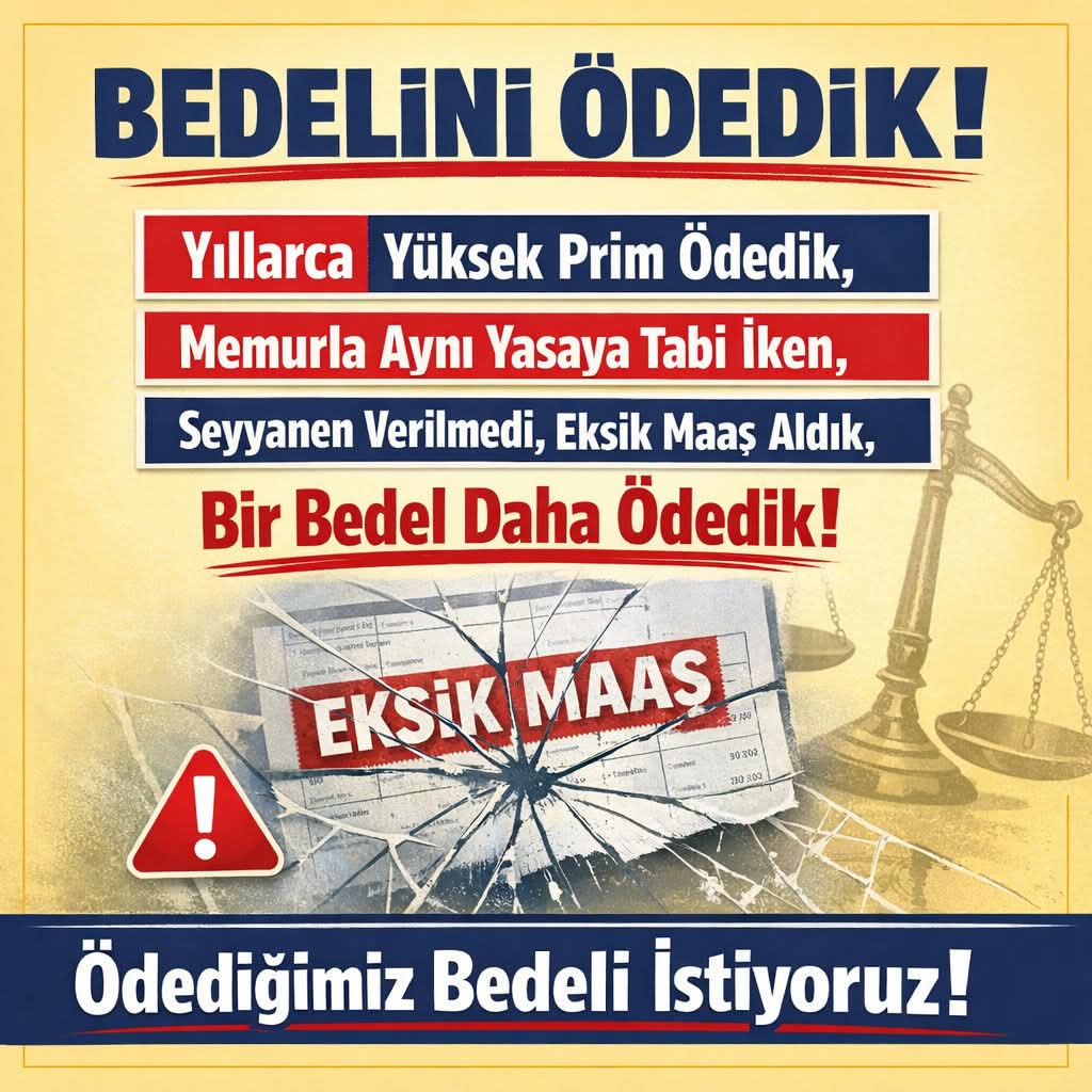 Seyyanen zam ek madde ile engellenmeseydi
Zaten Otomatik yansıyacaktı.
75 YILLIK YASAL HAK OLDUĞU İÇİN
#EmekliMemur lar olarak Lütuf değil
5434 sayılı kanundan doğan haklarımızın iadesini istiyoruz!
#MemurEmeklisineAdalet 
<a href="/AYMBASKANLIGI/">Anayasa Mahkemesi</a> 
<a href="/csgbakanligi/">T.C. Çalışma ve Sosyal Güvenlik Bakanlığı</a>
<a href="/RTErdogan/">Recep Tayyip Erdoğan</a> <a href="/Akparti/">AK Parti</a>
