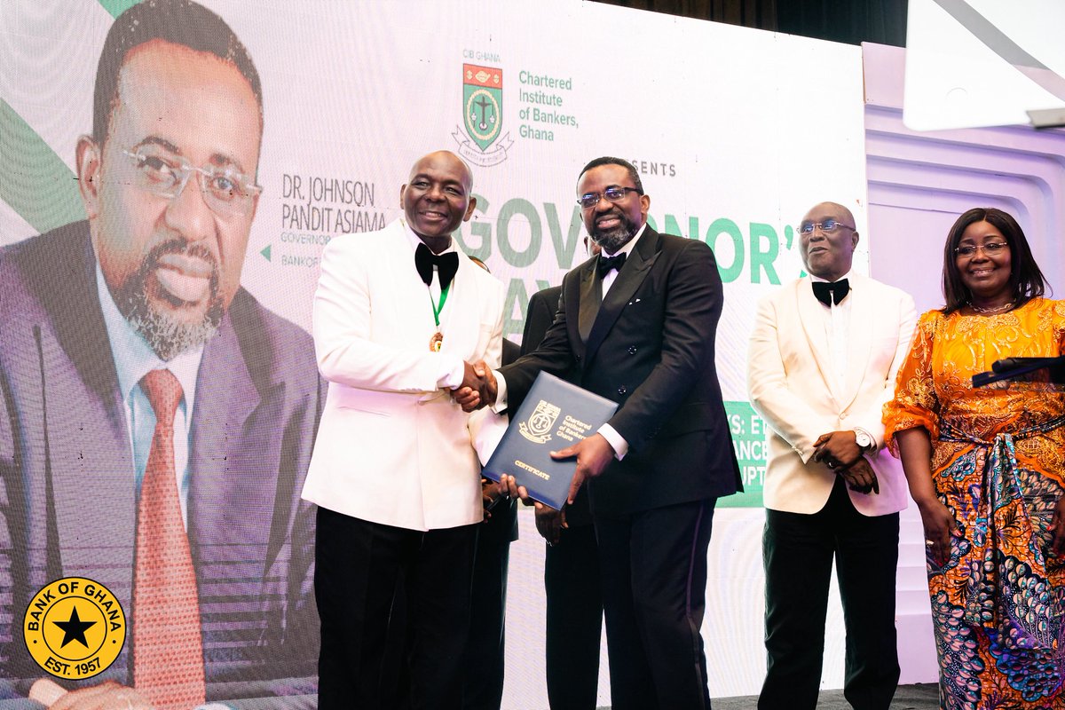 DrJPAsiama's tweet photo. Last night was an important evening with leaders of Ghana’s banking and financial sector. We took stock of the work done in 2025, restoring discipline, strengthening resilience, and rebuilding confidence, and discussed how that stability must now be deployed responsibly to support intermediation, exports, and long-term competitiveness.

When we assumed office, we did so at a moment when confidence in signals, coordination, and consistency across the financial system had been materially tested. The progress achieved since then reflects sustained effort and partnership across the sector.

Looking ahead, the @thebankofghana will focus on three priorities, deepening the quality of financial intermediation so credit supports productive activity, strengthening integrity and supervision as reforms move fully from policy to practice and investing further in the infrastructure-payments, markets, and digital rails-that will position Ghana’s financial system for a more integrated regional economy. The year ahead will demand continued judgment, partnership, and disciplined execution.
#GovernorsDay #FinancialStability #BankOfGhana