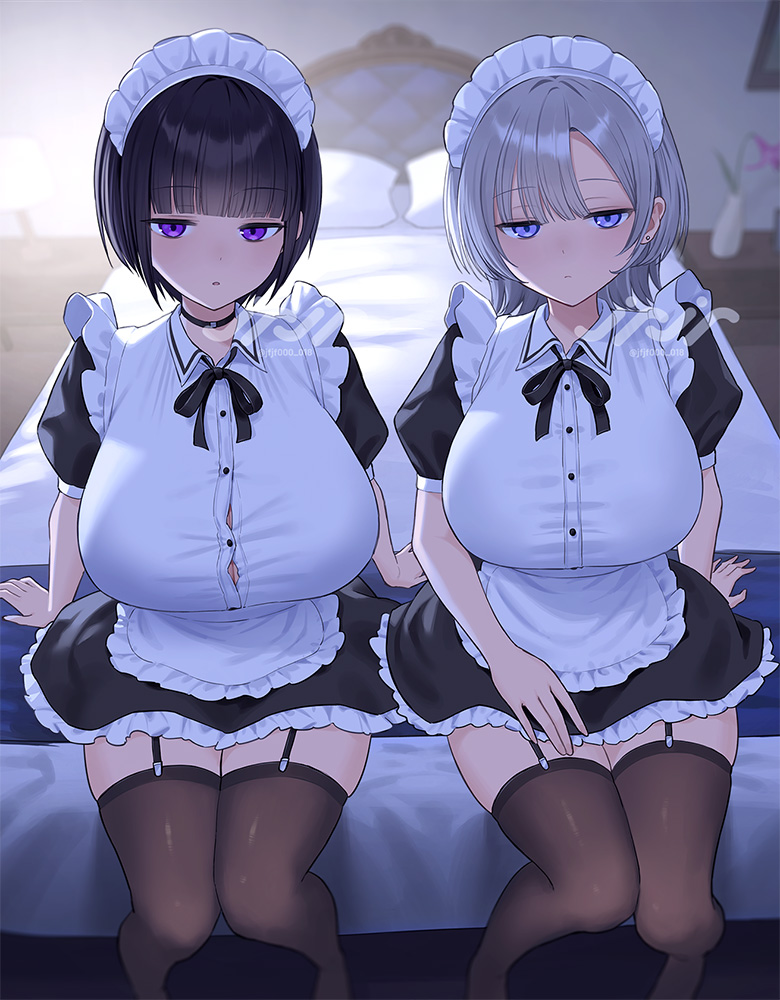 悲報。うちのクール系ダウナーな双子メイド達はエッチ以外マジでやる気ない。 