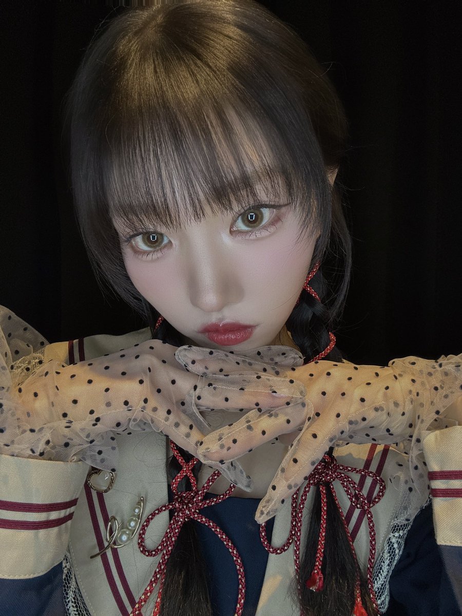 ありがとうございました🤍εïз おさげ美雨ちゃん見納め〜( ^ᵕ