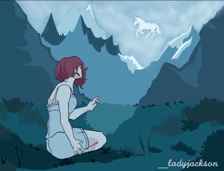_ladyjackson's tweet photo. "Another horse will always come" 
.
.
.
.
.
.
#oc #ocart #humanartist https://t.co/o3F4nNBUXS