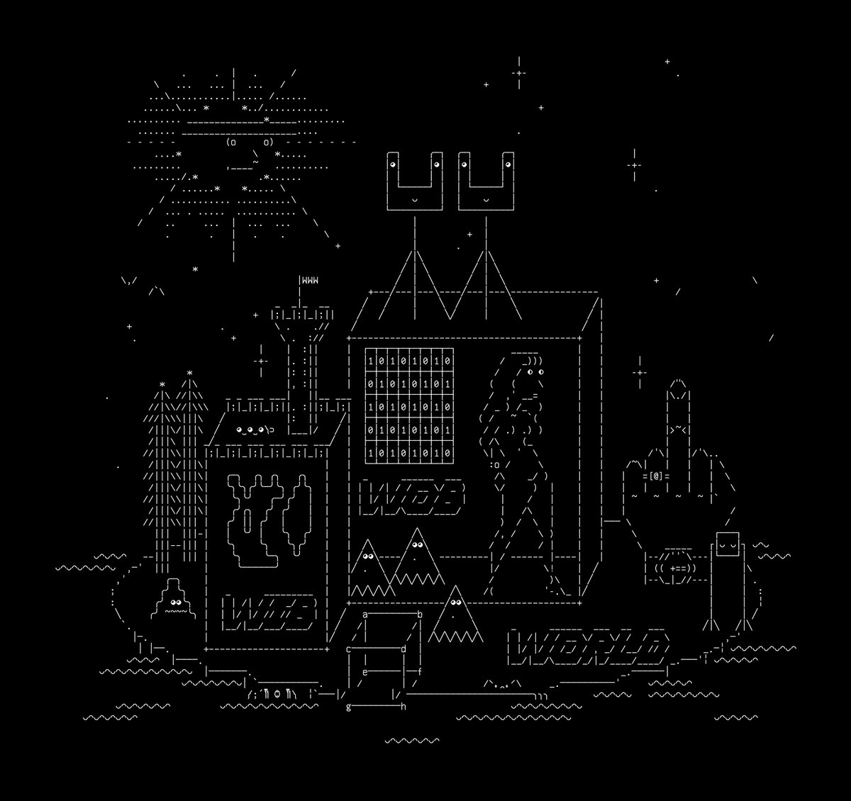 hey_zilla's tweet image. how do Opus 4.5, Qwen3-Max, ChatGPT 5.2, and gemini 3 Pro Preview compare when tasked with creating smaller versions of this complex ASCII artwork?