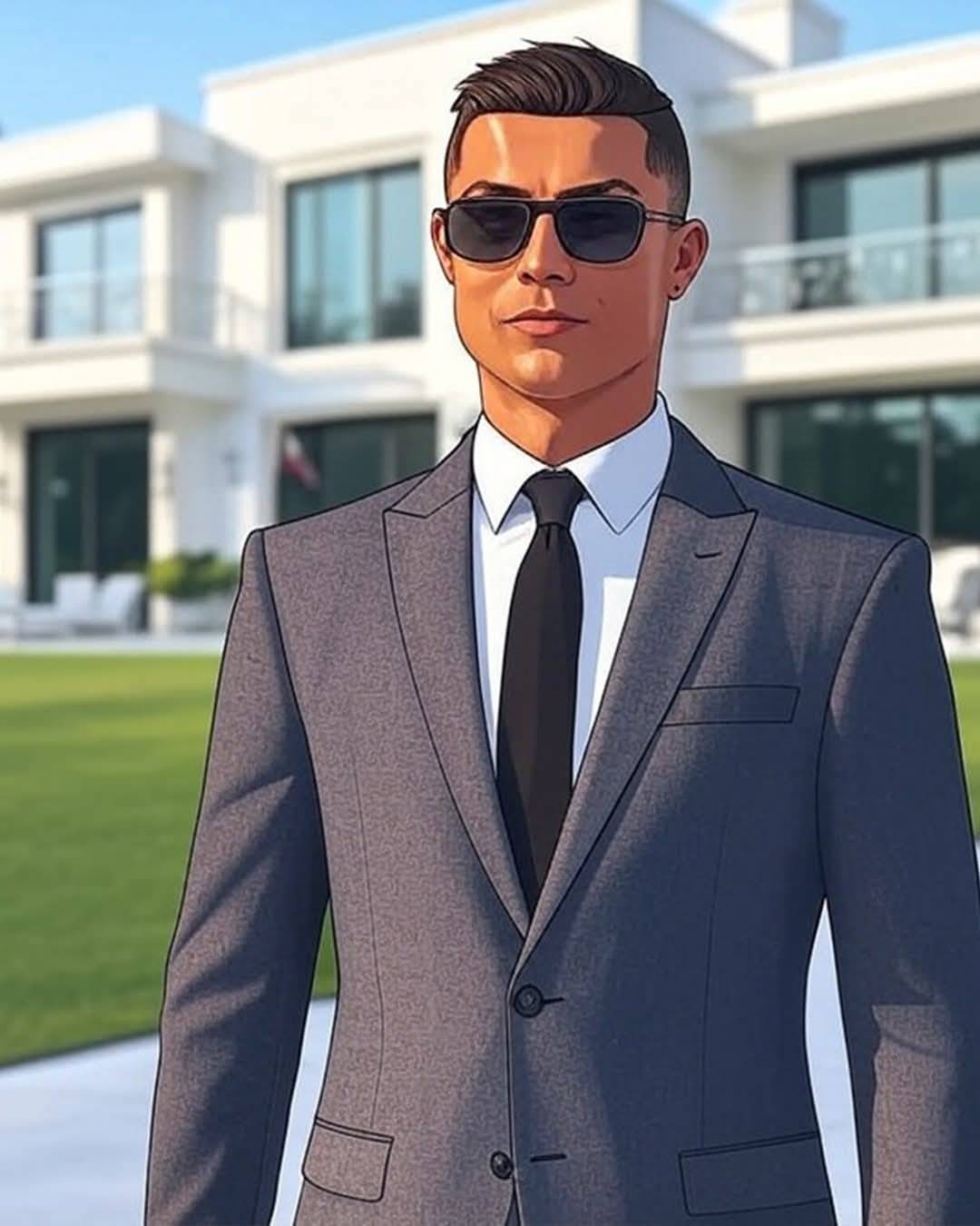 كريستيانو رونالدو و ميسي و لامين يامال و مبابي لو كانوا شخصيات في عالم لعبة GTA 