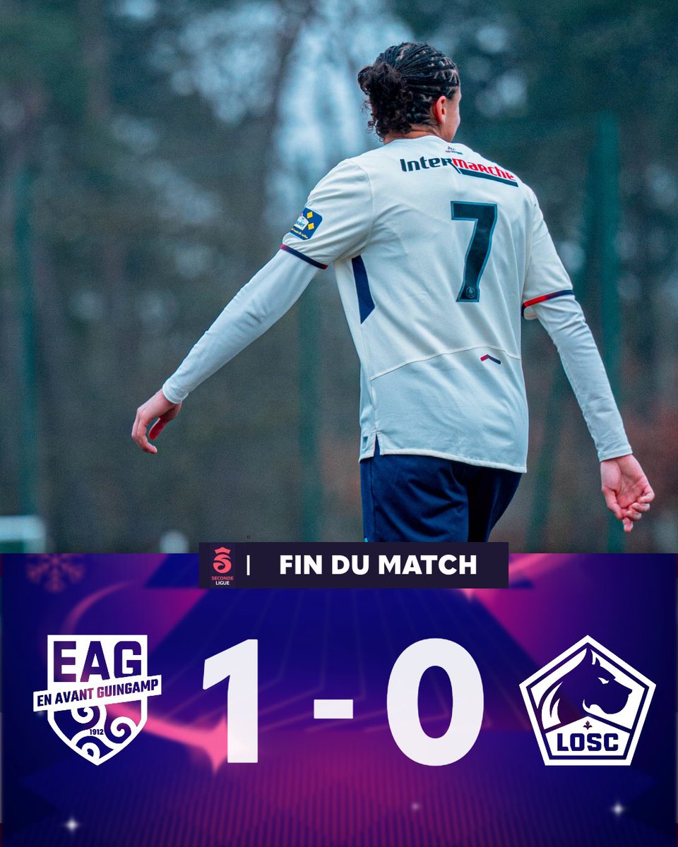 90’| 1️⃣-0️⃣

C’est terminé. Face à une courageuse équipe guingampaise les Dogues n’ont pas reussi à trouver la faille. 

Les Lilloises terminent l’année civile par une défaite en Bretagne

#EAGLOSC