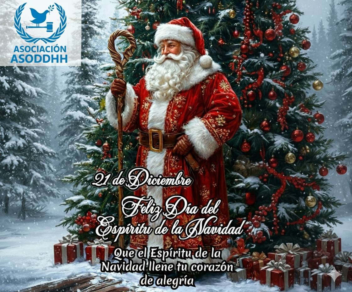 Feliz día del espíritu de la Navidad 🎄✨
