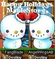 AngelWingsAB's tweet photo. MERRY CHRISTMAS MAPLERS! 🍁 "Classics FTW" 
Happy holidays @maplestory &amp; @Nexon_America  We love you! 🍁 https://t.co/qyPTMGNYoj
