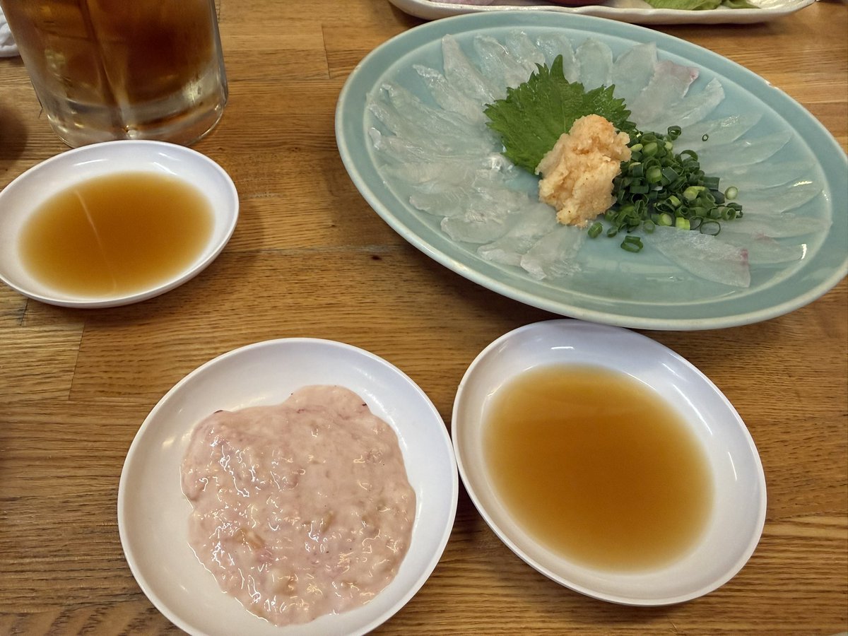 カワハギ〜！肝も最高〜！！幸〜！！！