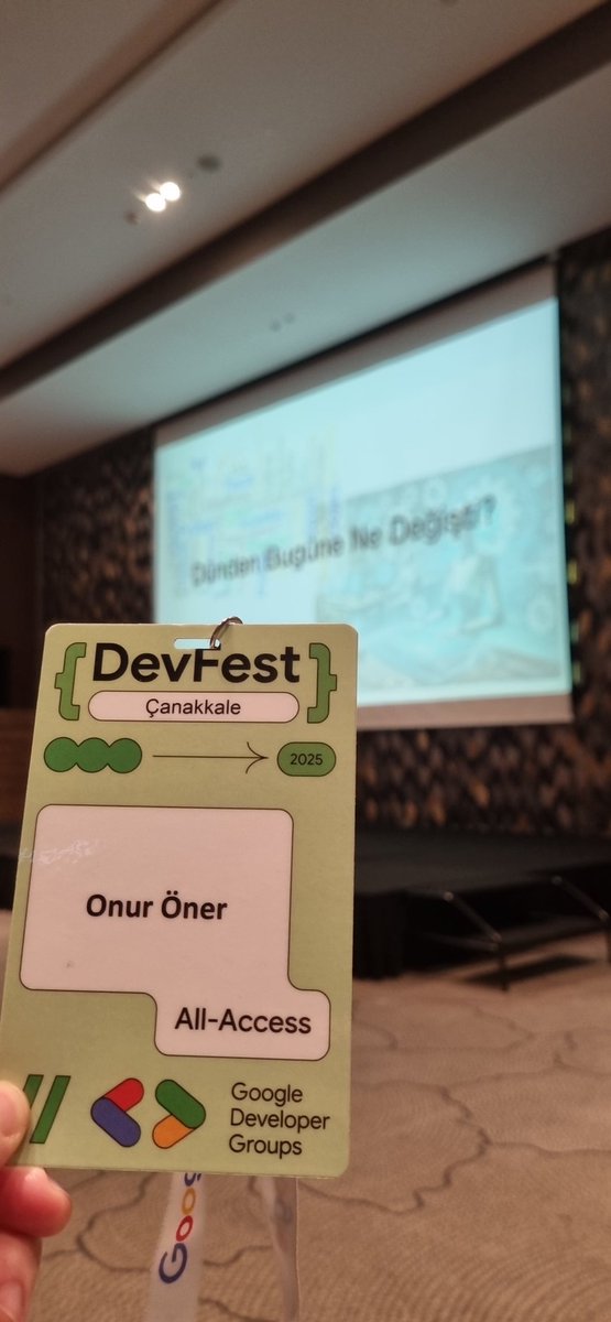 onurronerr's tweet photo. Devfest'25 Çanakkale completed 💪🏻 https://t.co/fwsrhM2enO