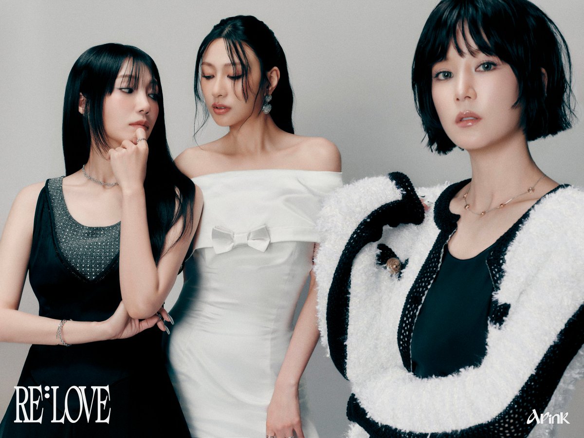 Apink_2011's tweet image. Apink 11th Mini Album [RE : LOVE]
CONCEPT PHOTO #2
MUSE VER

💞 2026.01.05 MON 6PM (KST)

#에이핑크 #Apink 
#박초롱 #정은지 #오하영
#RE_LOVE #LoveMeMore