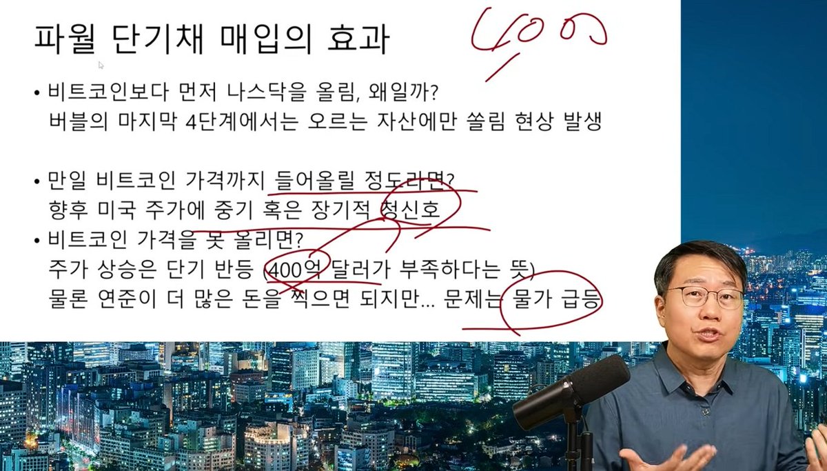 박종훈은 요새 비트코인 가격이랑 미 단기물 연관짓는 내러티브를 계속 미네 뭐 납득이 안 가는 설명은 아니지만 복잡계를 그렇게 확정적으로  한 가지 원인만 가지고 설명하려 들면 좀...