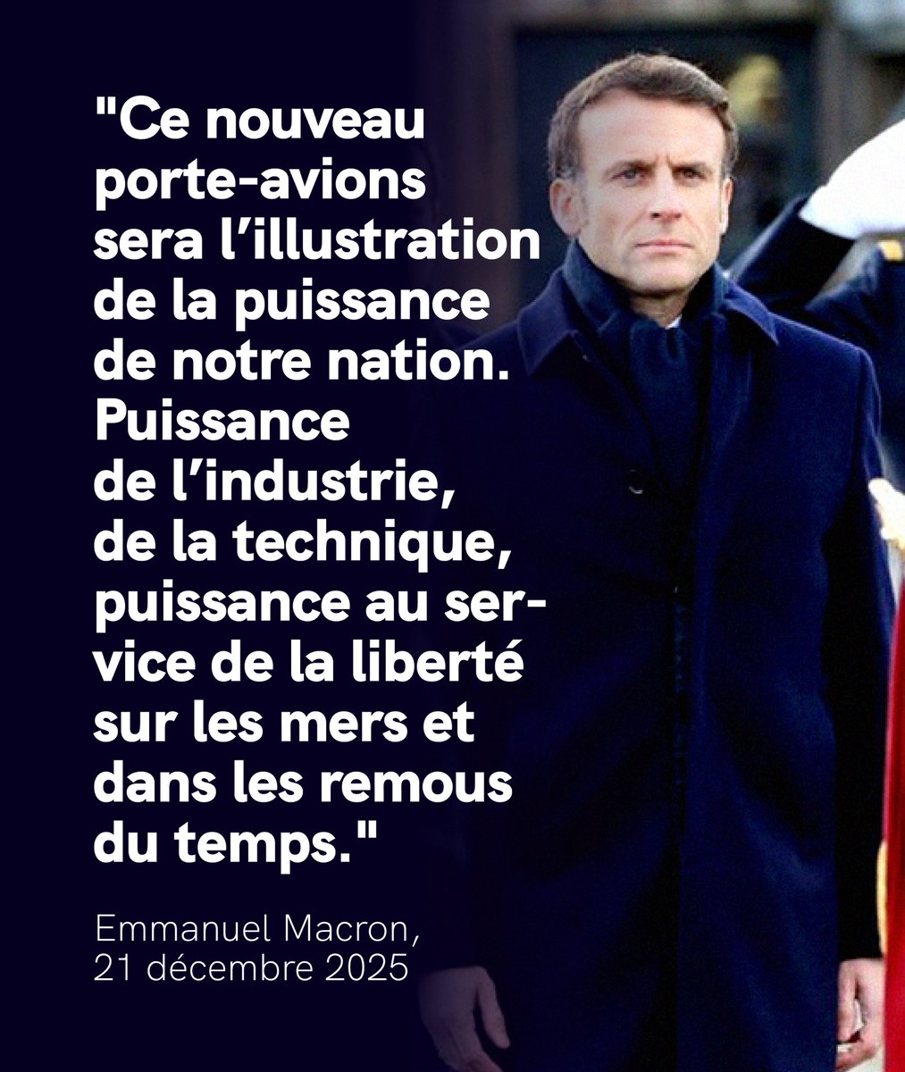 AvecLecornu's tweet image. À l’heure des prédateurs, nous devons être forts pour être craints, et en particulier forts sur les mers. Voilà pourquoi le Président #Macron vient d’annoncer la construction d’un nouveau porte-avions pour la France. 🇫🇷