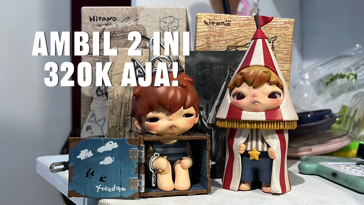 ccylaavvtwo's tweet photo. #wts
WTS WTS WTS
hirono breakout plan &amp; hirono circus
Ambil 2 ini 320 ajaaaaa
Box, card n pembungkusnya masih lengkap yaaa
Bisa oren bisa keep dp
#WTS #wanttosale #hirono #wtshirono #hironoechoseries #hironoshelterseries https://t.co/rvALC8KcTz
