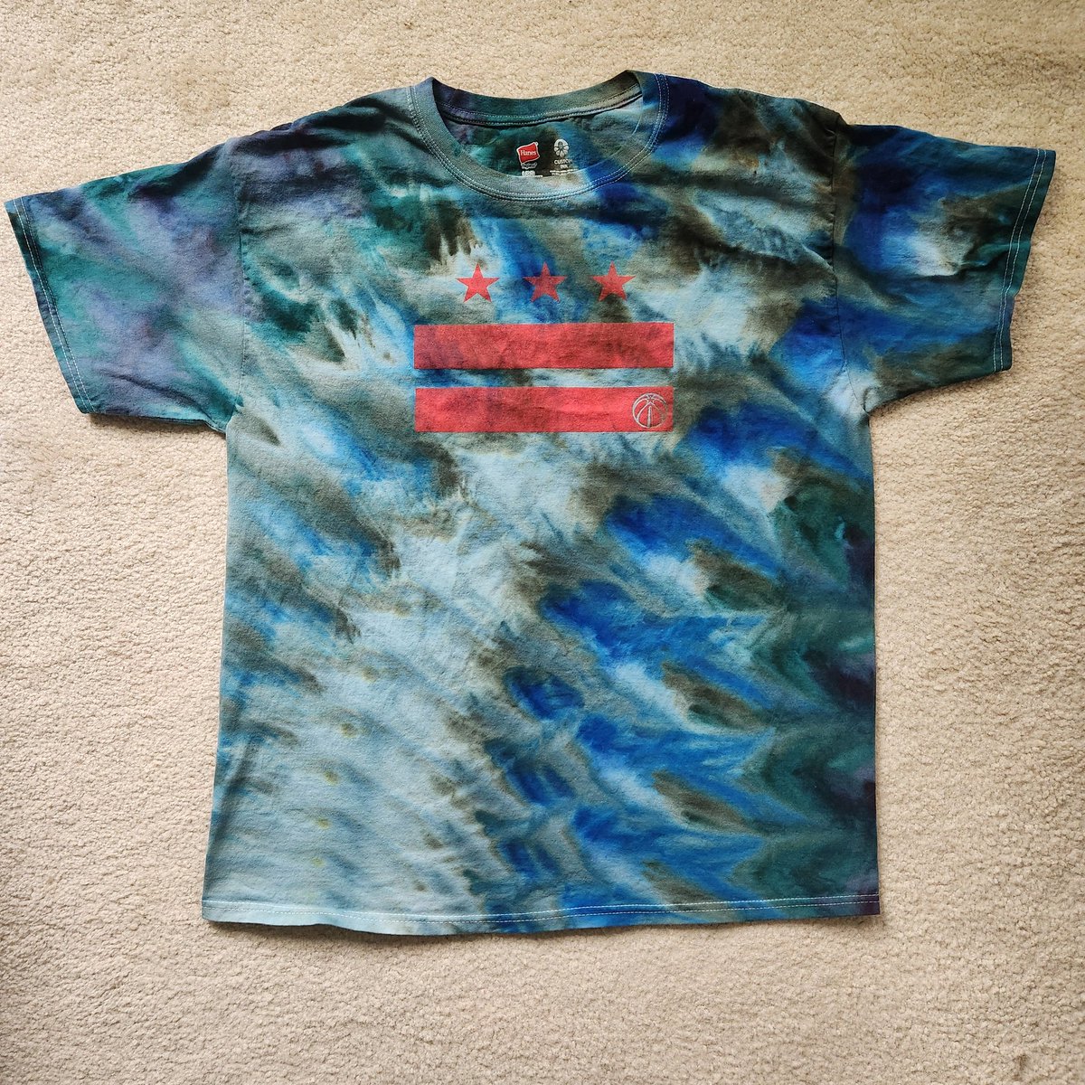 _milh0use's tweet image. Rolled Iced Dye. Dyes: Dark Star, Royal Blue, Silver Lining &amp;amp; Bog Goblin  #icedye #tiedye #dharmatrading