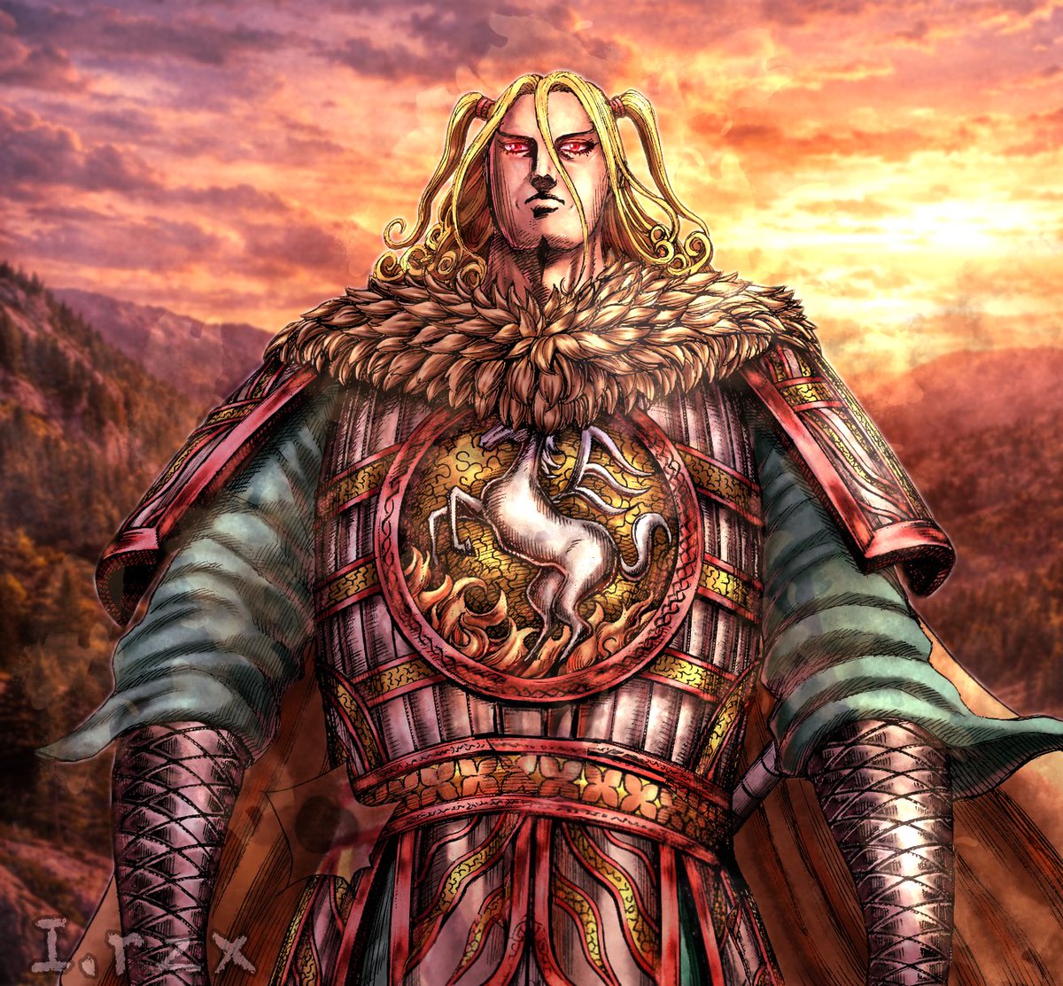 - السلام عليكم، بعد انقطاع لفترة طويلة اعود لكم بتلوين من مانجا كينجدوم لأحد جنرالات تشاو العظام / شيباشو . 

اتمنى ينال اعجابكم .. 

#حرق_كينقدوم | #Kingdom