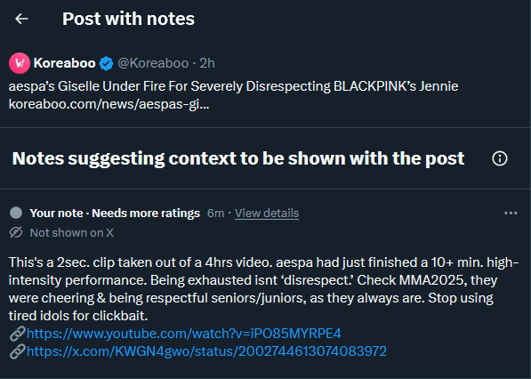 📢🆕 COMMUNITY NOTE

Please rate as fast as possible also rate the link below in the reply too! Idk why it won't "appear". If anyone can/can't rate please let me know aswell! Thank you

🔗x.com/i/communitynot…