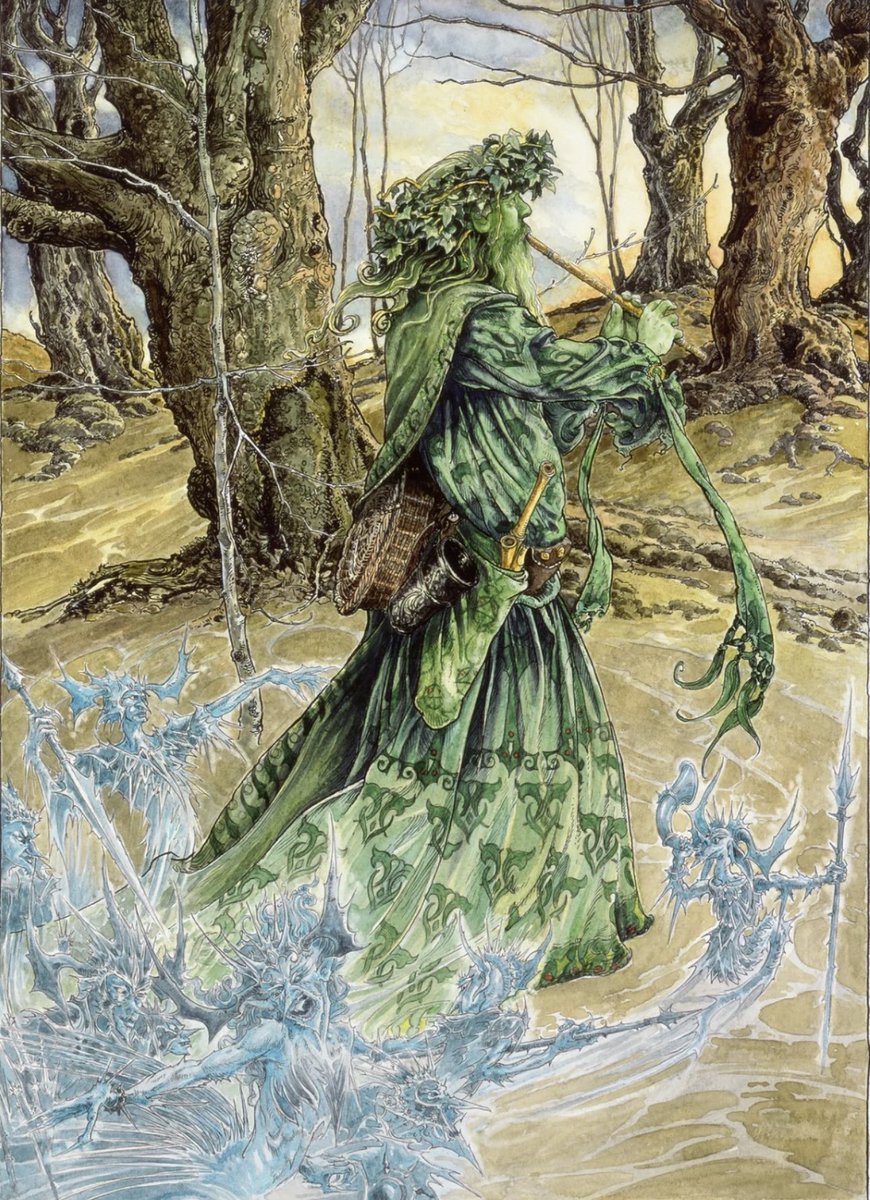 TitaniasRealm's tweet image. Winter, The Green Man's Lament by Ed Org