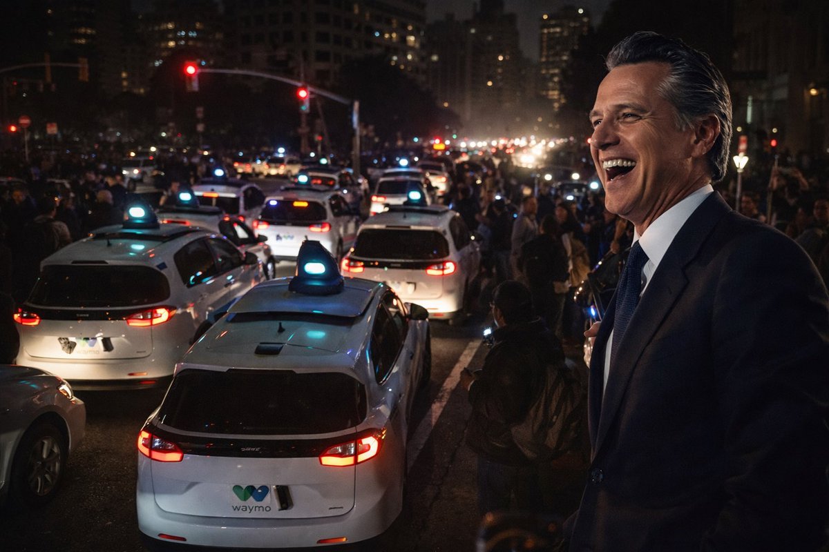 <a href="/MarioNawfal/">Mario Nawfal</a> San Francisco goes dark, traffic lights fail, and robotaxis freeze. Years under Gavin Newsom were spent on homelessness boondoggles and high speed rail fantasies, while the electric grid aged into a museum exhibit. The future tripped the breaker in San Francisco.