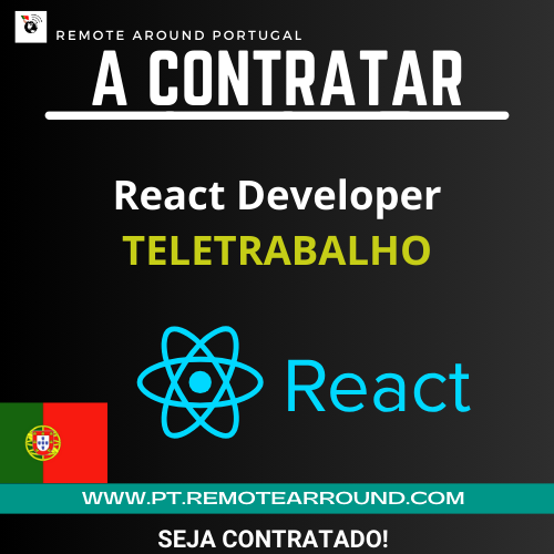RemoteAroundPT's tweet image. 🚀 React Developer ⚛️💻

📍 Remoto | Portugal 🇵🇹

VAGA REMOTA REACT DEVELOPER: pt.remotearround.com/job/react-deve…

VAGAS REMOTAS EM PORTUGAL: pt.remotearround.com/lista-de-ofert…

#REMOTEarroundPORTUGAL #vacancies #ReactDeveloper #ReactJobs #FrontendJobs #TechJobs #ITPortugal #RemoteJobs #JavaScript