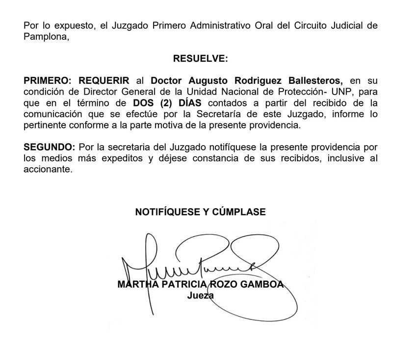 JenniferPedraz's tweet image. 🚨 Un juez ordena proteger la vida de la lideresa cucuteña Alejandra Vera, directora de @C_Mujer_DyM.

A pesar de que le han lanzado granadas a su casa y ha recibido múltiples amenazas, la @UNPColombia insiste en que no requiere protección especial.

Si algo le pasa,