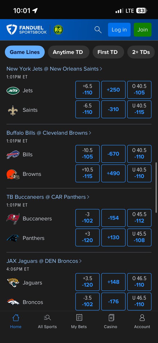 COOminion's tweet photo. @Dataman422 Lions -7
Broncos jags O46.5
Dolphins bengals O47.5
Chargers cowboys U50.5
Pats +3.5 https://t.co/s8AKibvIwG