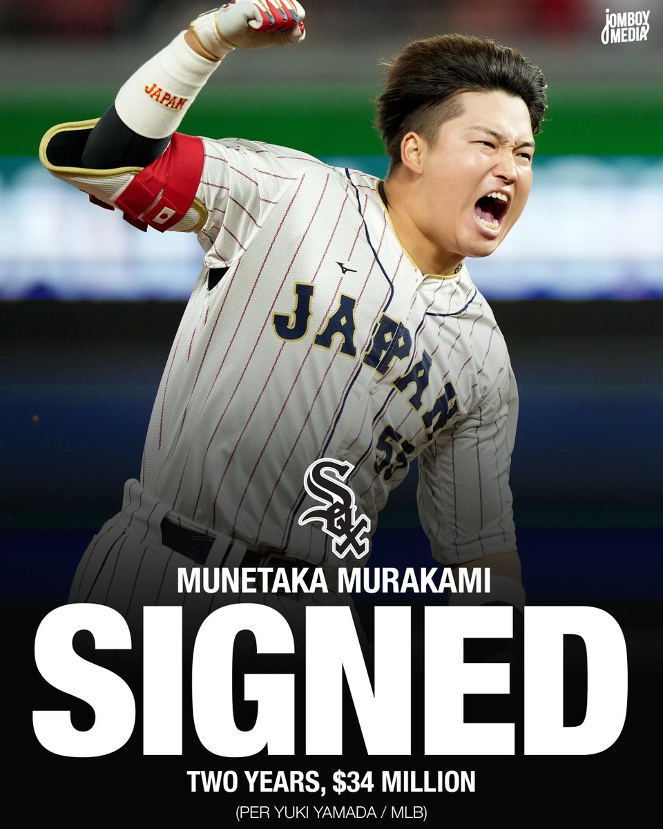 Munetaka Murakami is signing with the White Sox https://t.co/gNEaSeNdJi