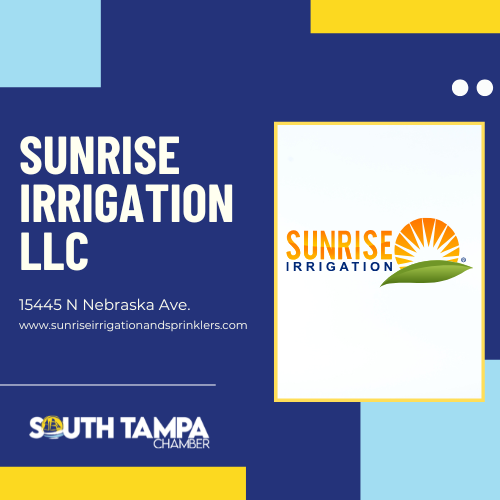 S_TAMPAChamber's tweet photo. 📝👤 NEW MEMBER SPOTLIGHT

Please welcome Sunrise Irrigation LLC to the South Tampa Chamber! 😀

#SouthTampa #STCOC #NewMember https://t.co/6O47hezPuM
