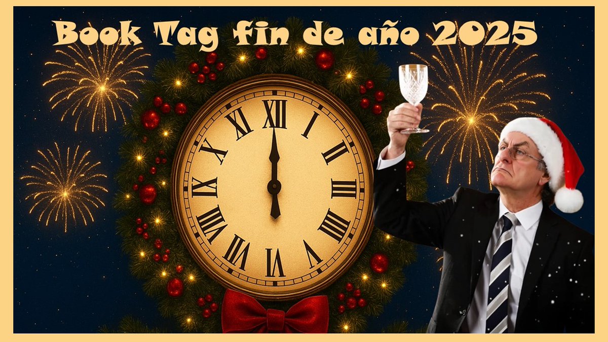🍇🥂🍾 Booktag de fin de año 2025. Un repaso a los libros leídos en el 2025 a través de doce preguntas relacionadas con los meses del año.
youtu.be/stlHdlXnSis

<a href="/Yosoycorra/">Jorge Corrales</a> <a href="/SIntxaurrondo/">Silvia Intxaurrondo</a> <a href="/AraRufo/">Arantxa Rufo</a> <a href="/mikelsantiago/">Mikel Santiago</a> <a href="/juance/">Juan Carlos Chirinos</a> <a href="/Palomas_Alejand/">Alejandro Palomas</a>