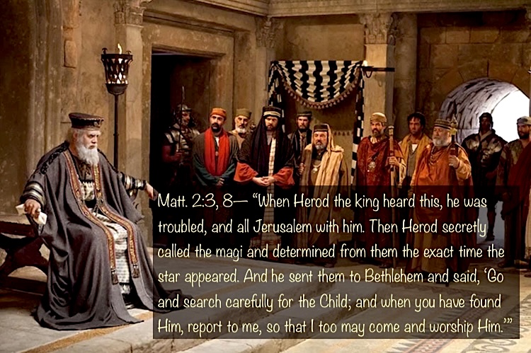 CapitolStudies's tweet image. Herod had no intention of worshiping the Christ Child! He wanted 2 eliminate this perceived threat 2 his throne. 

The Chief Priest &amp;amp; other religious leaders would also come 2 view Jesus as a threat to their political power &amp;amp; prestige &amp;amp; would eventually devise a plan 2 kill Him.