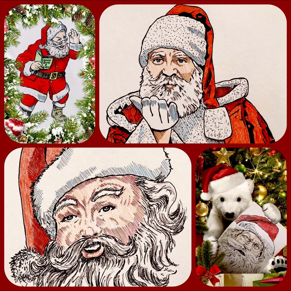 My Daily Santa Claus.

When you hear a ho, ho, ho, it takes you back to the enchanting memories of Santa Claus during your childhood. Santa is more than magic, he's a tradition.

#CarneyArt #Christmas #Art #GiftIdeas #SantaClaus